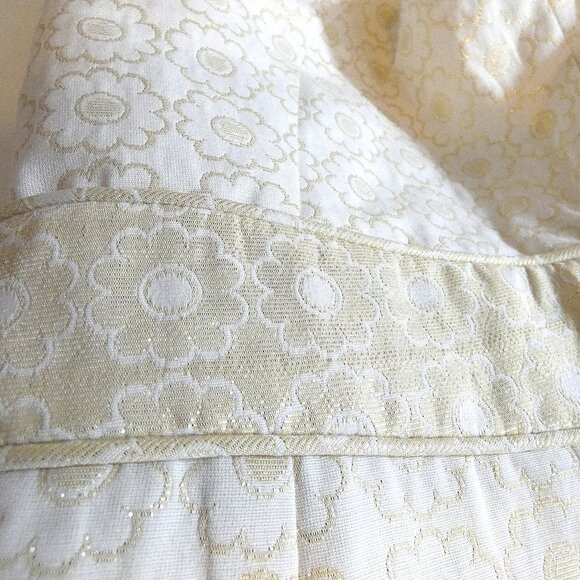 Boden Womens 6L Dress White & Gold Couture Daisies Gorgeous Strapless Pleat NWT - Picture 13 of 16